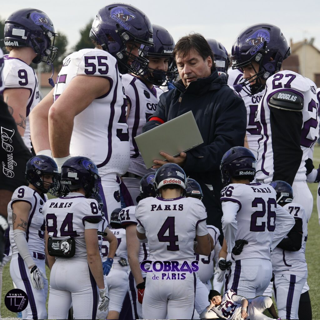 Laurent Lebrun, directeur sportif et head coach des Cobras de Paris